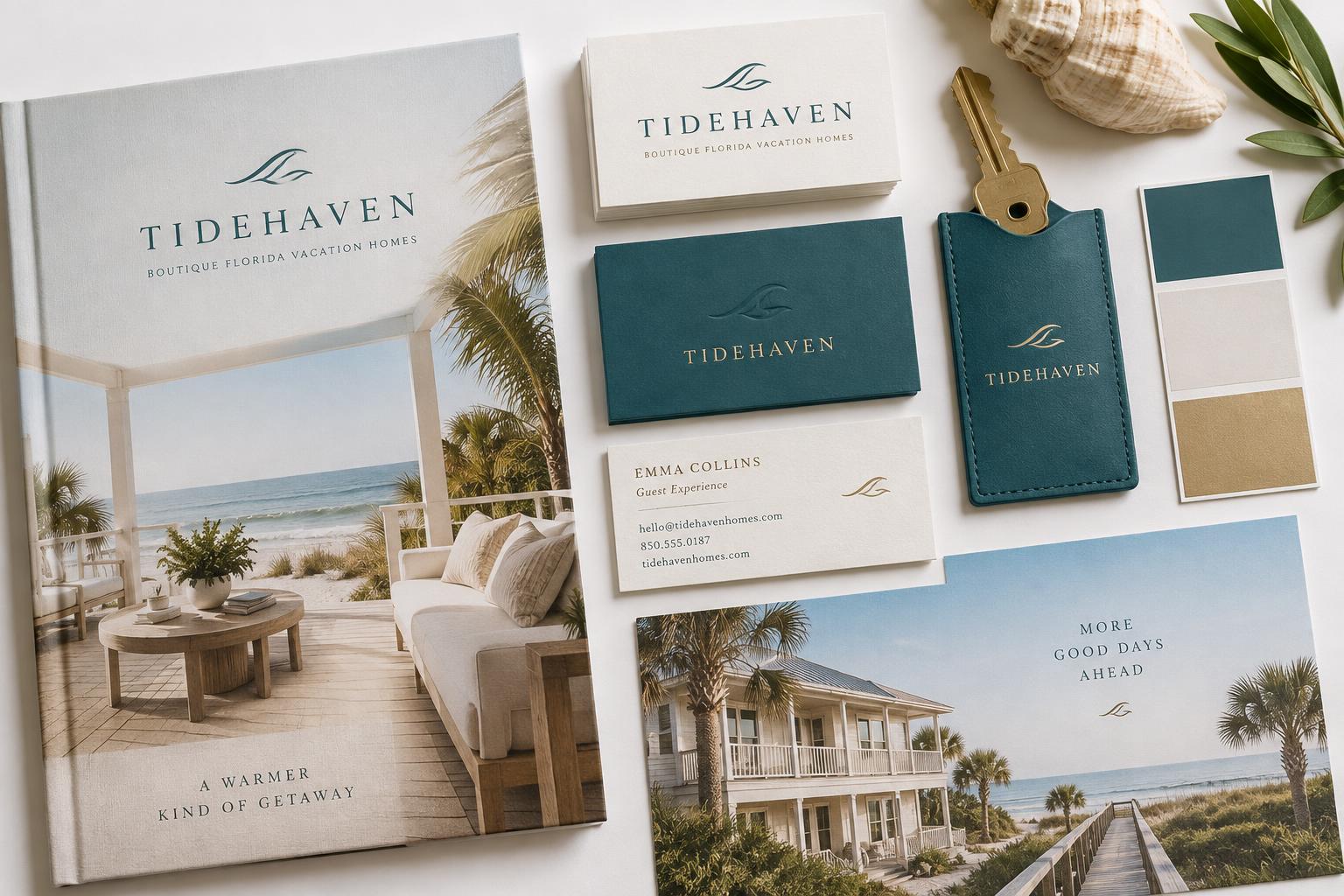 Tidehaven — Branding and print concepts